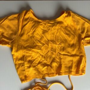 Target Yellow Women's Crop Top